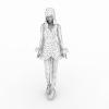 街舞区MM-角色人体-女人-VR/AR模型-3D城