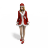 街舞区MM-角色人体-女人-VR/AR模型-3D城
