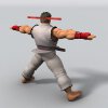 街头霸王：隆-角色人体-角色-VR/AR模型-3D城