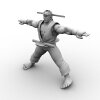 街头霸王：隆-角色人体-角色-VR/AR模型-3D城