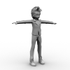 帅哥哥-角色人体-角色-VR/AR模型-3D城
