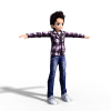 帅哥哥-角色人体-角色-VR/AR模型-3D城