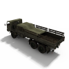 Faun L90854 German Army-Truck Cold-War-Era-VR/AR模型-3D城