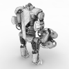 科幻军事人形-角色人体-角色-VR/AR模型-3D城