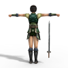 李静-角色人体-角色-VR/AR模型-3D城