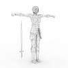 李静-角色人体-角色-VR/AR模型-3D城