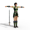 李静-角色人体-角色-VR/AR模型-3D城