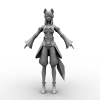 诛仙小猫萝莉-角色人体-角色-VR/AR模型-3D城