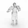 丐帮高级骑乘弟子-角色人体-角色-VR/AR模型-3D城