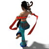 神话OL角色大合集-角色人体-角色-VR/AR模型-3D城