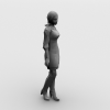 街舞区MM-角色人体-女人-VR/AR模型-3D城