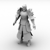 赤壁 武将-角色人体-角色-VR/AR模型-3D城