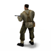 部队军人-角色人体-男人-VR/AR模型-3D城