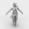 最终幻想12巴修-角色人体-角色-VR/AR模型-3D城