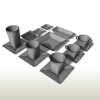 餐具-家居-餐具-VR/AR模型-3D城