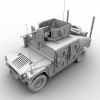 HMMWV GPK (M2)悍马-汽车-军事汽车-VR/AR模型-3D城