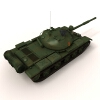 T62主战坦克-汽车-军事汽车-VR/AR模型-3D城