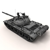 T62主战坦克-汽车-军事汽车-VR/AR模型-3D城