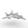 歼15舰载机-飞机-军事飞机-VR/AR模型-3D城