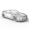 日产GTR R35-汽车-家用汽车-VR/AR模型-3D城
