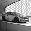 灰色奥迪轿车-汽车-家用汽车-VR/AR模型-3D城