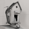 蜗牛的家-建筑-科幻-VR/AR模型-3D城