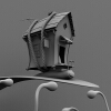 蜗牛的家-建筑-科幻-VR/AR模型-3D城