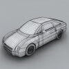 红色豪车-汽车-家用汽车-VR/AR模型-3D城