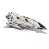 HN T-42 Battlecruiser-飞机-军事飞机-VR/AR模型-3D城