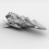 HN T-42 Battlecruiser-飞机-军事飞机-VR/AR模型-3D城