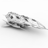 HN T-42 Battlecruiser-飞机-军事飞机-VR/AR模型-3D城