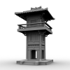中国古建小楼-建筑-古建筑-VR/AR模型-3D城
