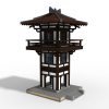 中国古建小楼-建筑-古建筑-VR/AR模型-3D城
