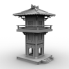 中国古建小楼-建筑-古建筑-VR/AR模型-3D城
