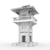 中国古建小楼-建筑-古建筑-VR/AR模型-3D城