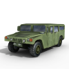 Hummer-汽车-军事汽车-VR/AR模型-3D城