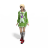 街舞区MM-角色人体-女人-VR/AR模型-3D城