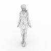 街舞区MM-角色人体-女人-VR/AR模型-3D城
