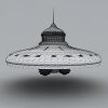 UFO-建筑-科幻-VR/AR模型-3D城