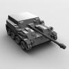 ASU-57 空降自行火炮-汽车-军事汽车-VR/AR模型-3D城