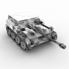 ASU-57 空降自行火炮-汽车-军事汽车-VR/AR模型-3D城