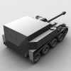 ASU-57 空降自行火炮-汽车-军事汽车-VR/AR模型-3D城