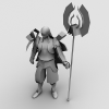 神话OL角色-角色人体-角色-VR/AR模型-3D城