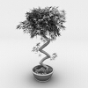 盆景-动植物-盆栽-VR/AR模型-3D城