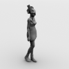 街舞区MM-角色人体-女人-VR/AR模型-3D城