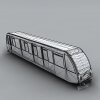 地铁车-汽车-火车-VR/AR模型-3D城