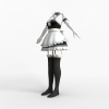 花边连衣裙-文体生活-服装饰品-VR/AR模型-3D城