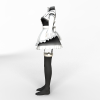 花边连衣裙-文体生活-服装饰品-VR/AR模型-3D城