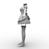 花边连衣裙-文体生活-服装饰品-VR/AR模型-3D城