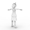 小天使-角色人体-角色-VR/AR模型-3D城